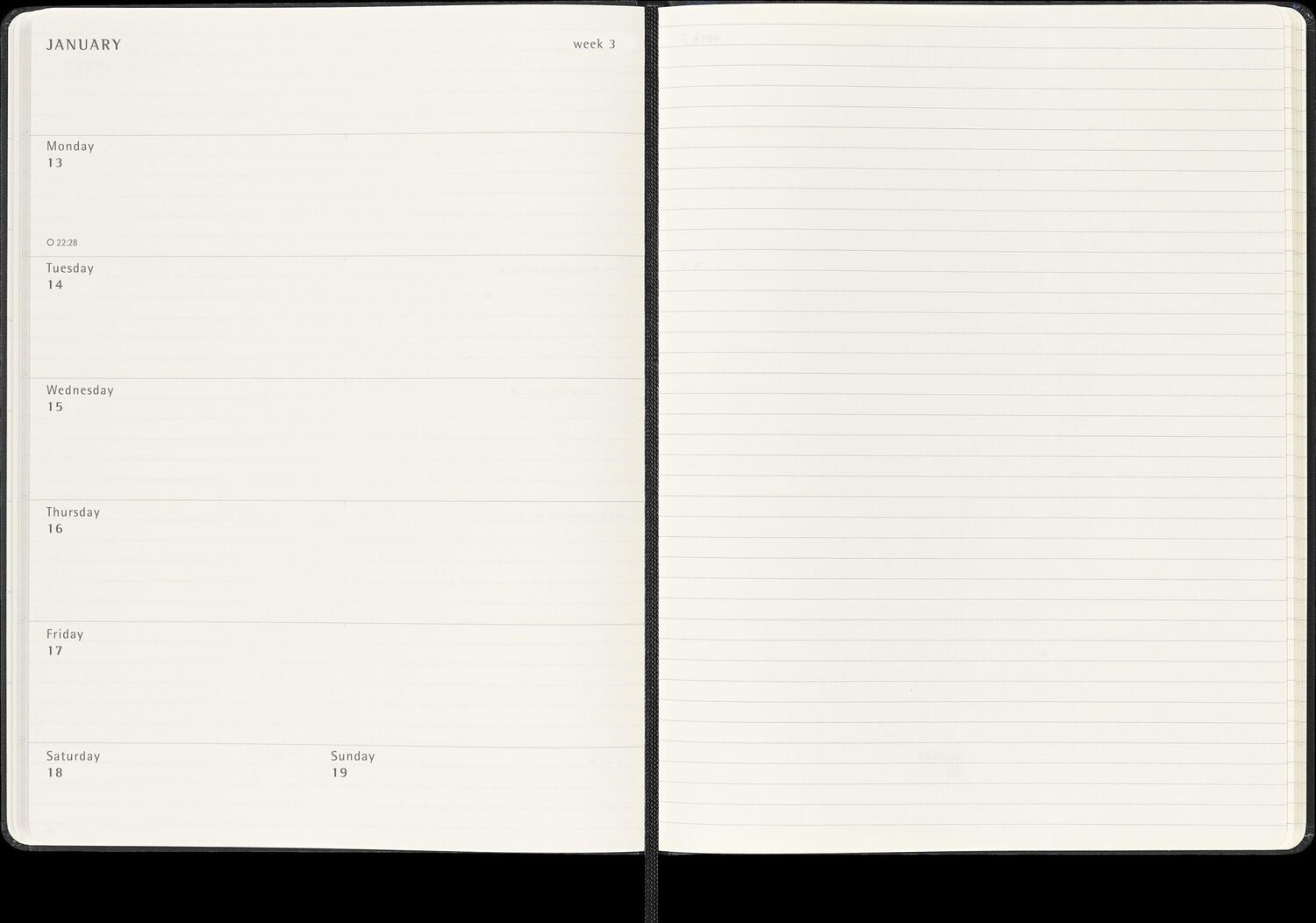 Bild: 8056999270674 | Moleskine 18 Monate Wochen Notizkalender 2024/2025, XL, 1 Wo = 1...