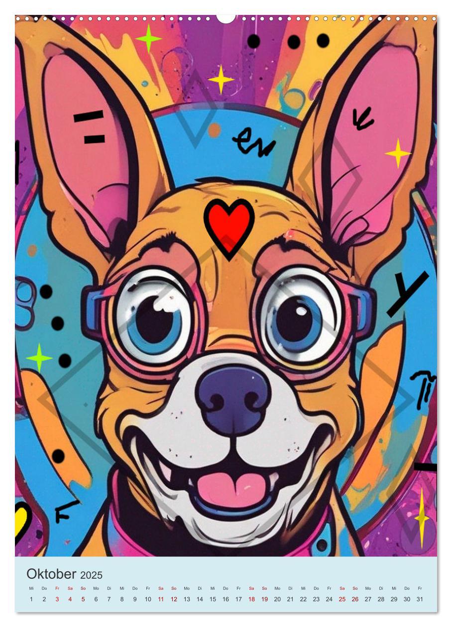 Bild: 9783457176535 | Coole Tiere der Pop Art (hochwertiger Premium Wandkalender 2025 DIN...