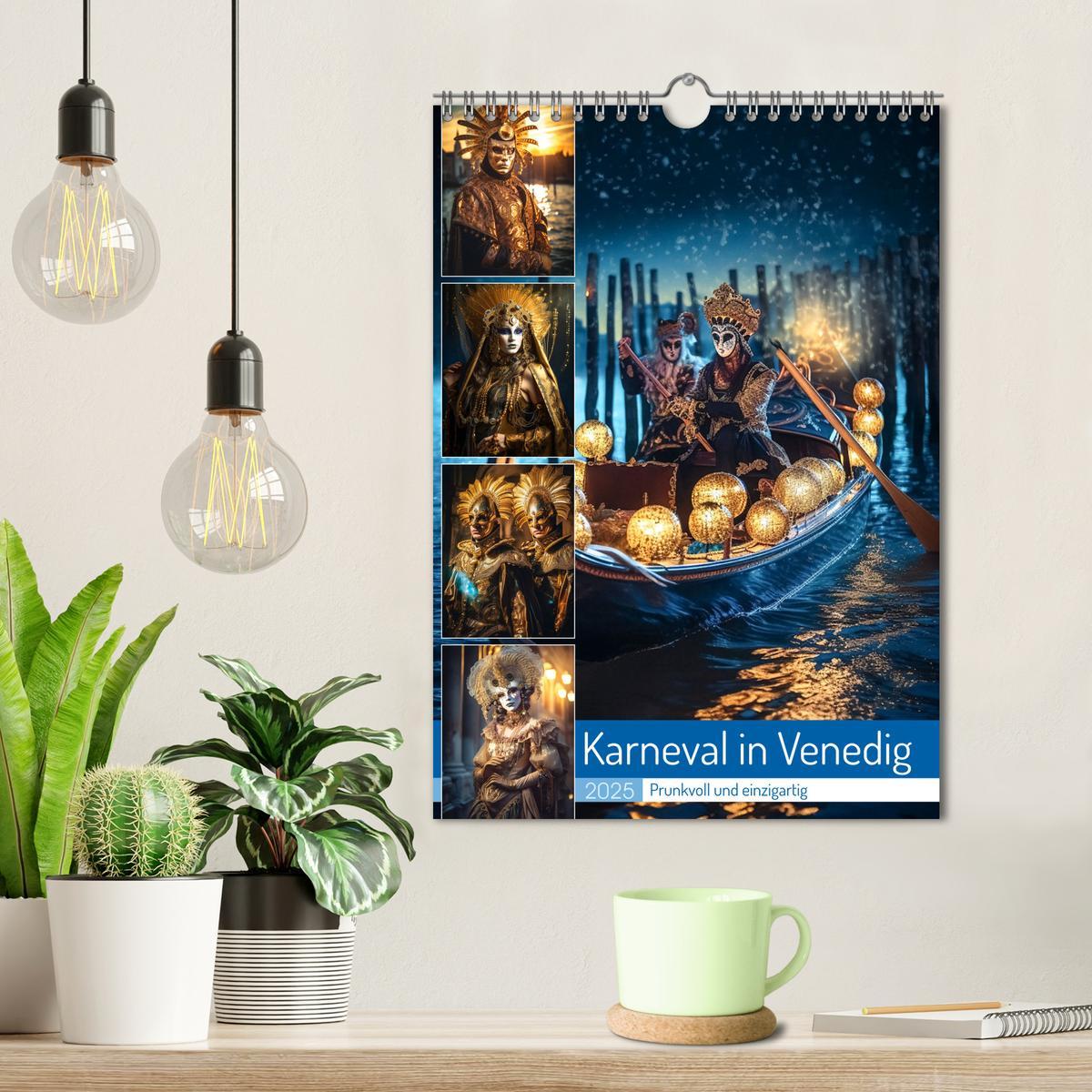 Bild: 9783435873814 | Karneval in Venedig (Wandkalender 2025 DIN A4 hoch), CALVENDO...