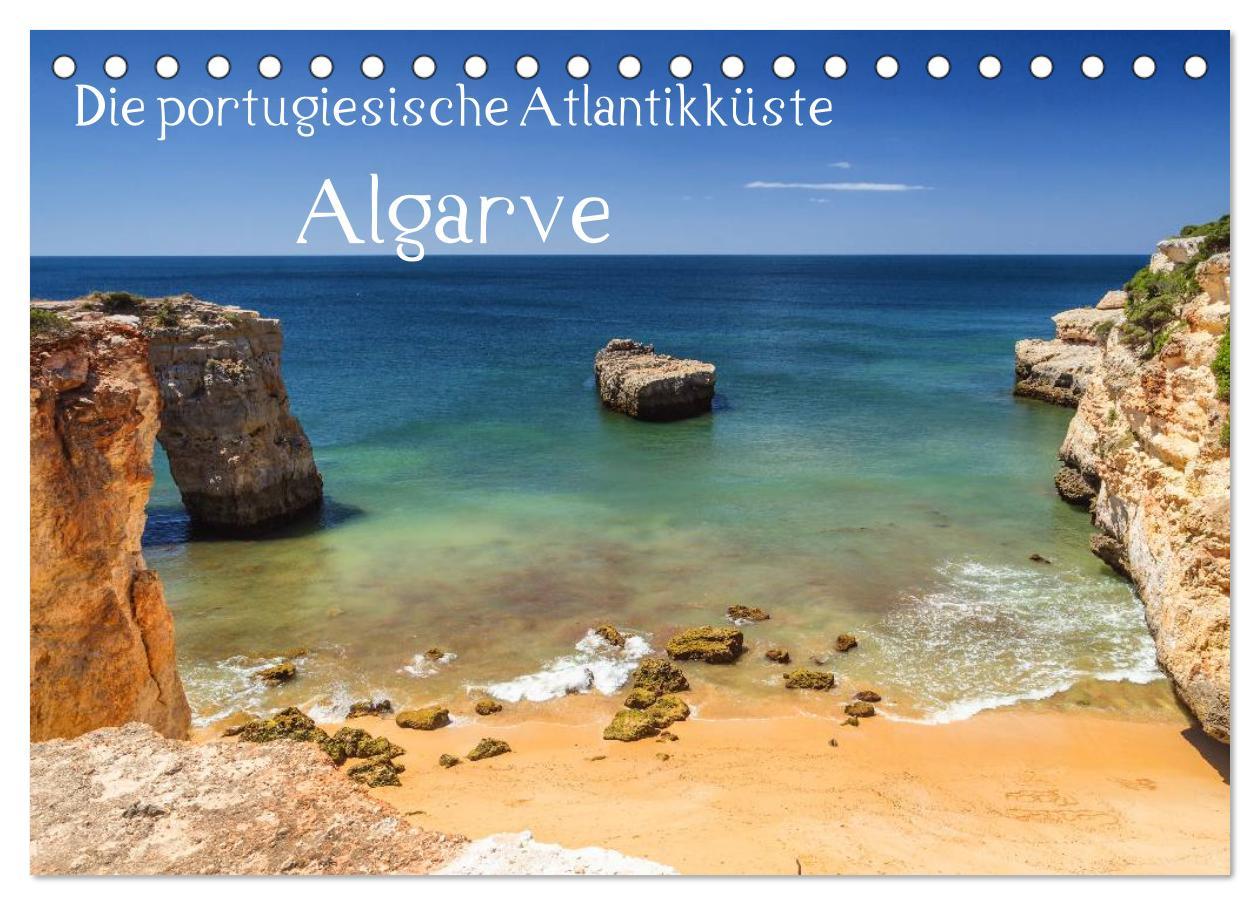 Cover: 9783435654604 | Die portugiesische Atlantikküste - Algarve (Tischkalender 2025 DIN...