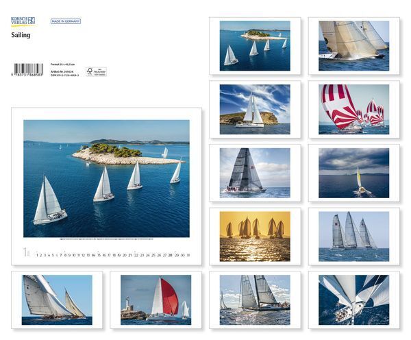 Bild: 9783731868583 | Sailing 2024 | Korsch Verlag | Kalender | Spiralbindung | Deutsch