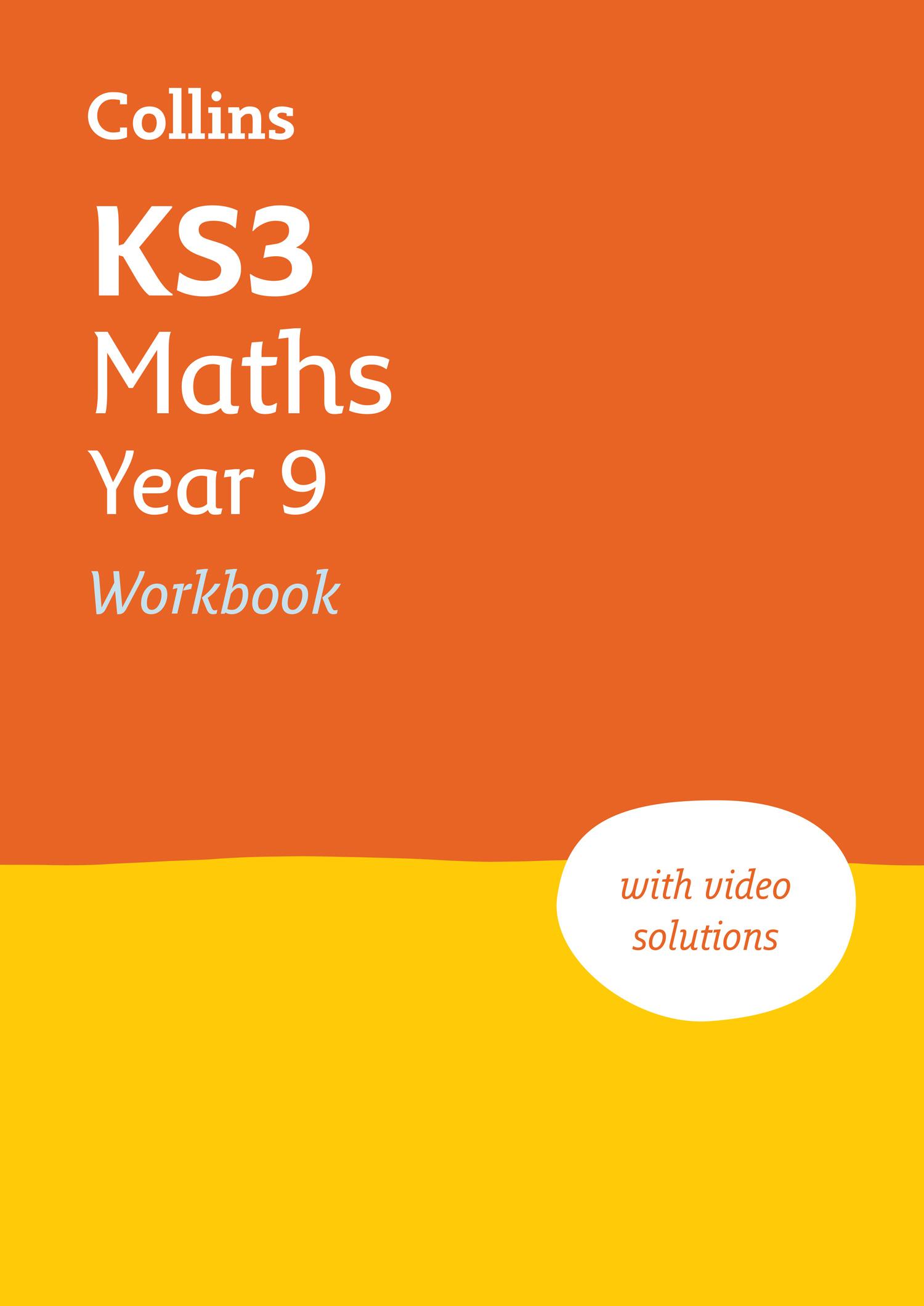 Cover: 9780008553715 | Ks3 Maths Year 9 Workbook | Ideal for Year 9 | Collins Collins Ks3