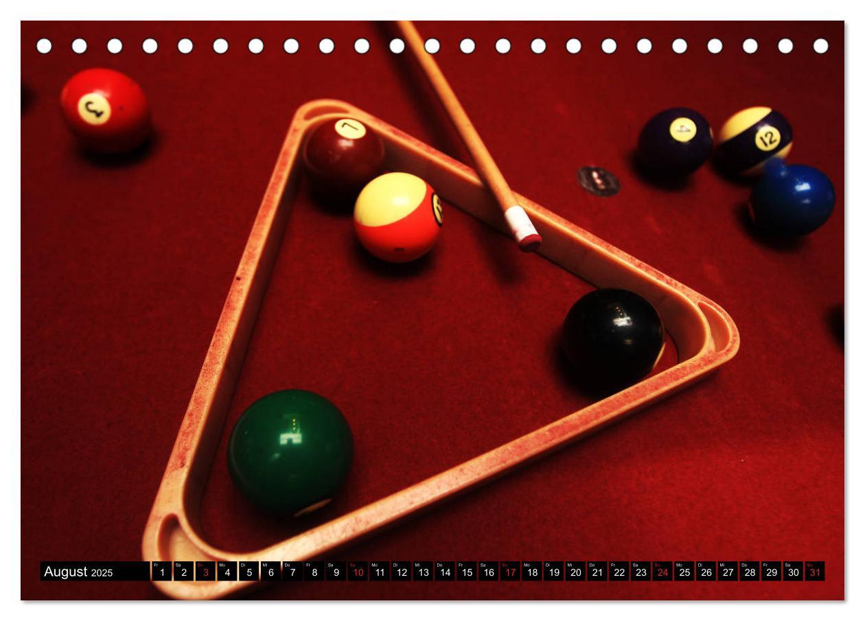 Bild: 9783435287949 | Billard. Konzentration - Sport - Spannung (Tischkalender 2025 DIN...