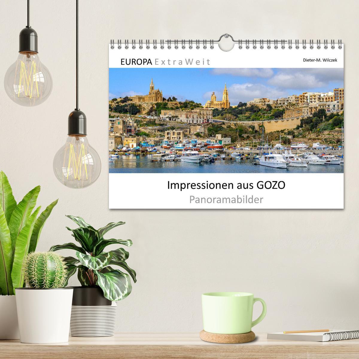 Bild: 9783435093809 | Impressionen aus GOZO - Panoramabilder (Wandkalender 2025 DIN A4...