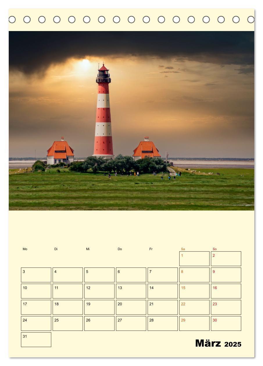 Bild: 9783435903597 | Meine geliebte Nordsee (Tischkalender 2025 DIN A5 hoch), CALVENDO...