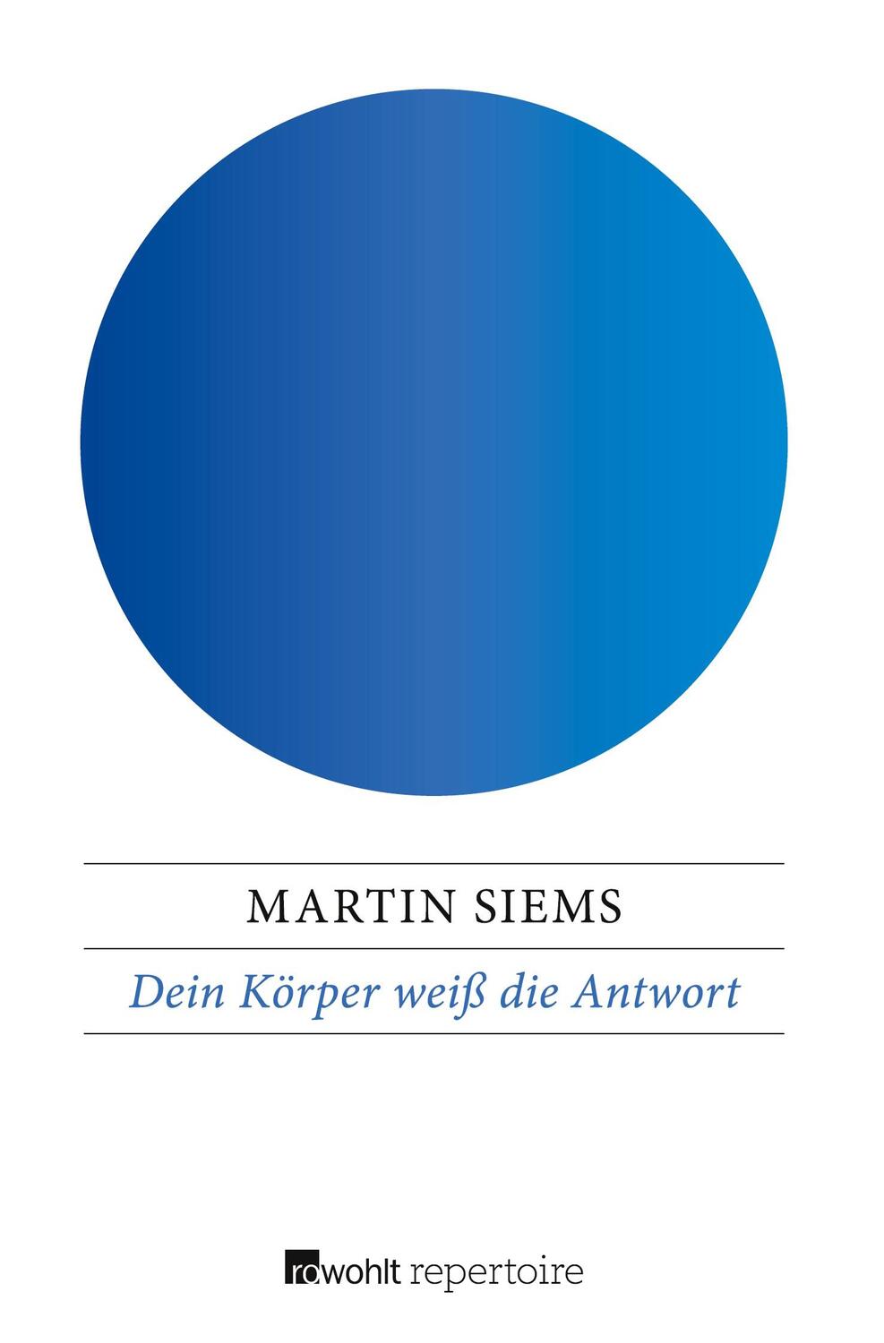 Cover: 9783688103836 | Dein Körper weiß die Antwort | Martin Siems | Taschenbuch | Paperback