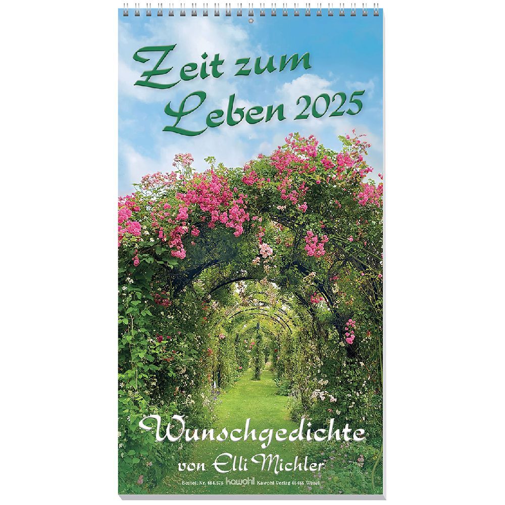 Cover: 9783754857557 | Zeit zum Leben 2025 | Elli Michler - Wunschgedichte-Kalender | Michler