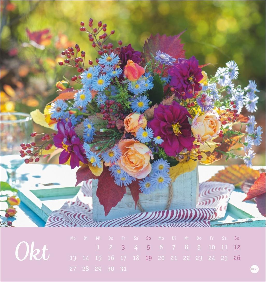 Bild: 9783756406937 | Herzliche Blumengrüße Postkartenkalender 2025 | Heye | Kalender | 2025