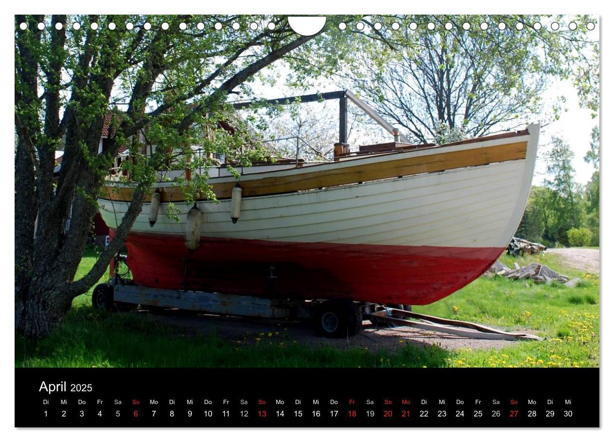 Bild: 9783435837489 | Boote (Wandkalender 2025 DIN A4 quer), CALVENDO Monatskalender | 2025