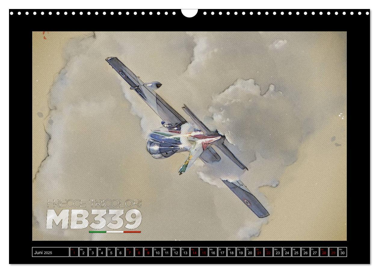 Bild: 9783435325214 | Aero Action Art - Luftfahrt Kunst (Wandkalender 2025 DIN A3 quer),...