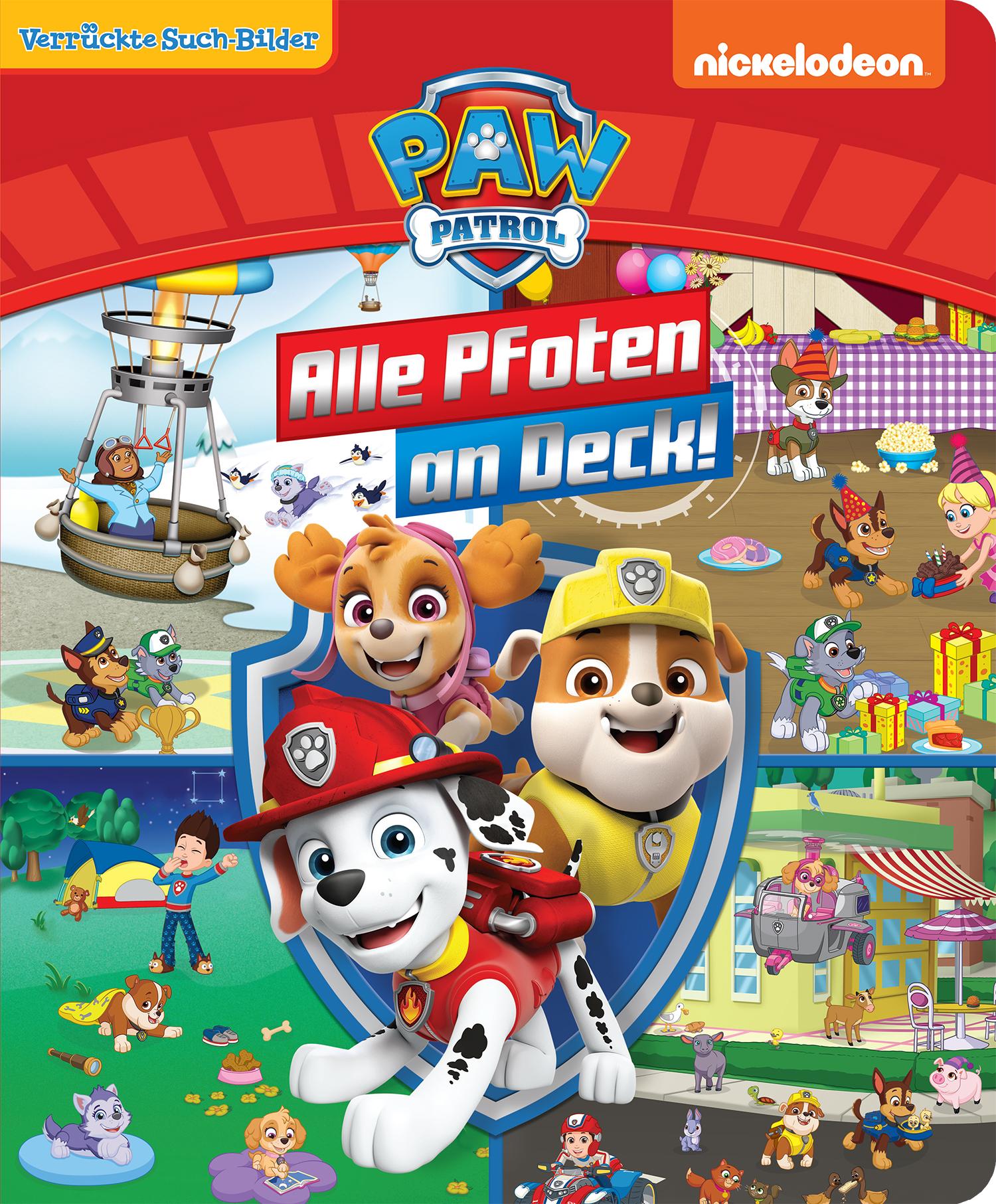 Cover: 9781503760271 | PAW Patrol - Alle Pfoten an Deck! - Verrückte Such-Bilder, groß -...