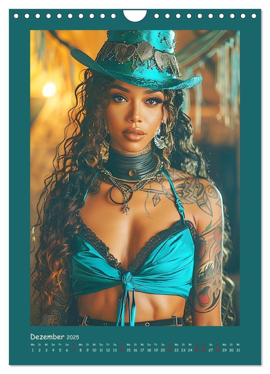 Bild: 9783457169629 | Sexy Cowgirls. Modern, selbstbewusst und schön (Wandkalender 2025...