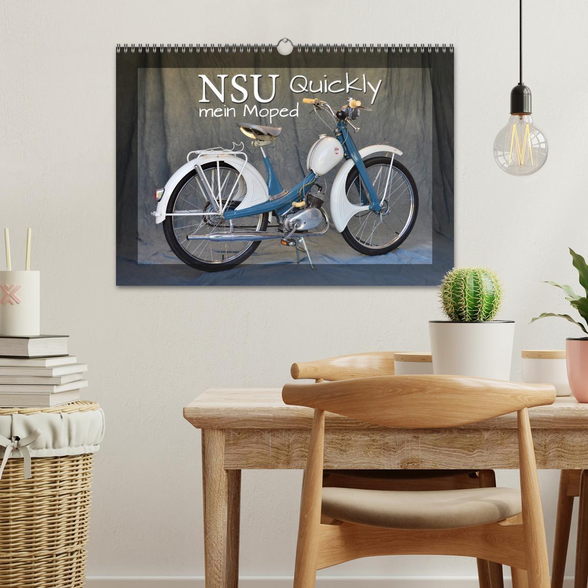 Bild: 9783435405046 | NSU Quickly - Mein Moped (Wandkalender 2025 DIN A3 quer), CALVENDO...