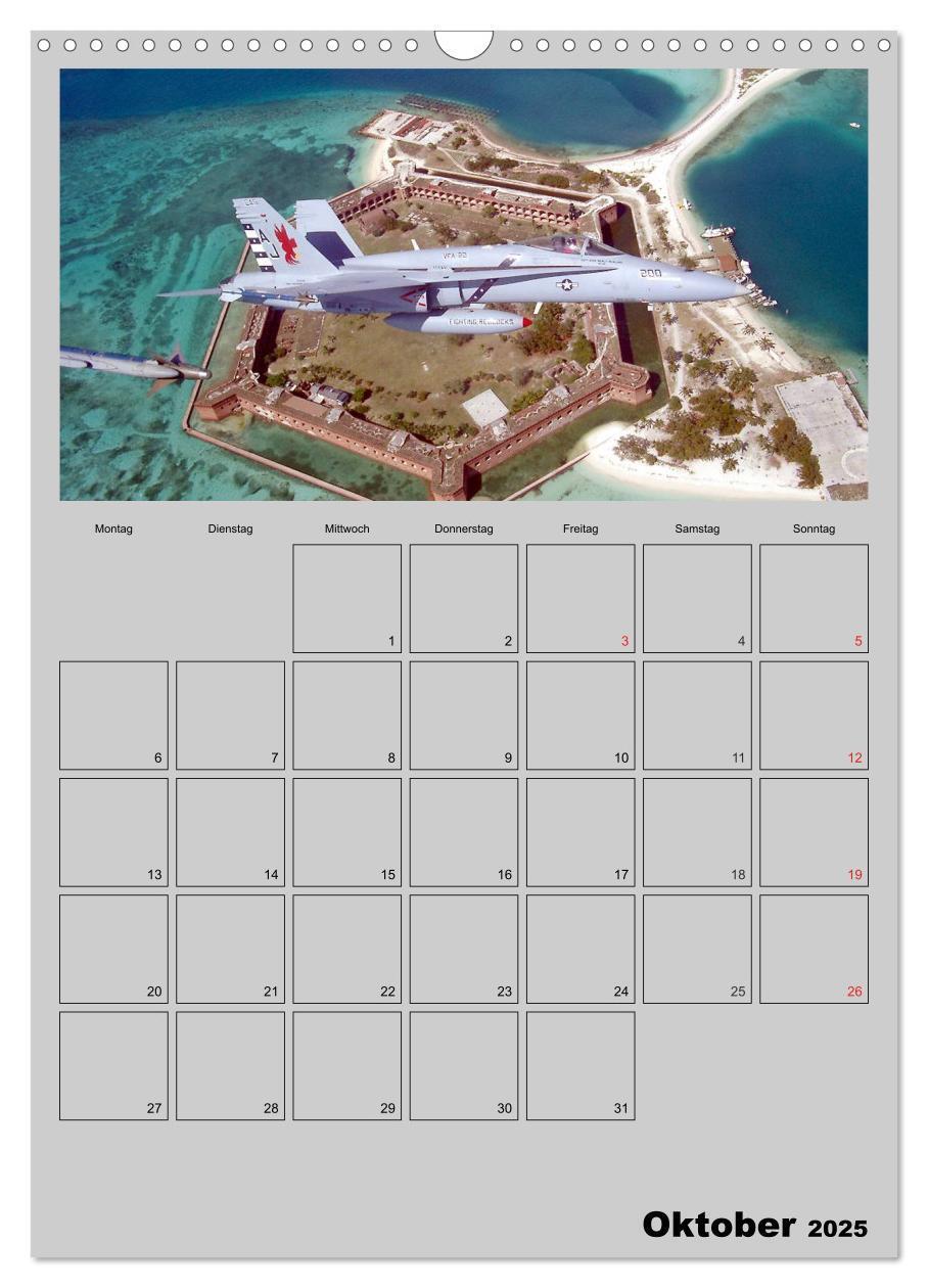 Bild: 9783457035047 | Militär. U.S. Kampfflugzeuge (Wandkalender 2025 DIN A3 hoch),...