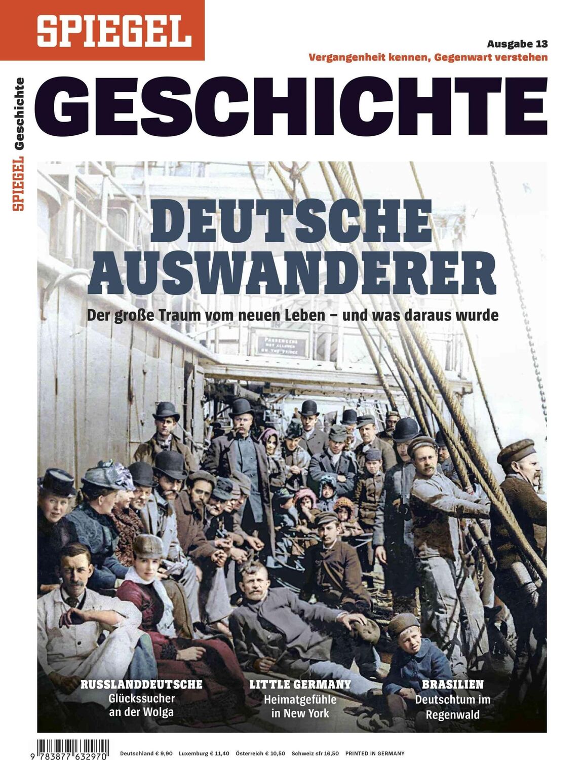 Cover: 9783877632970 | Deutsche Auswanderer | SPIEGEL GESCHICHTE | KG | Taschenbuch | 148 S.