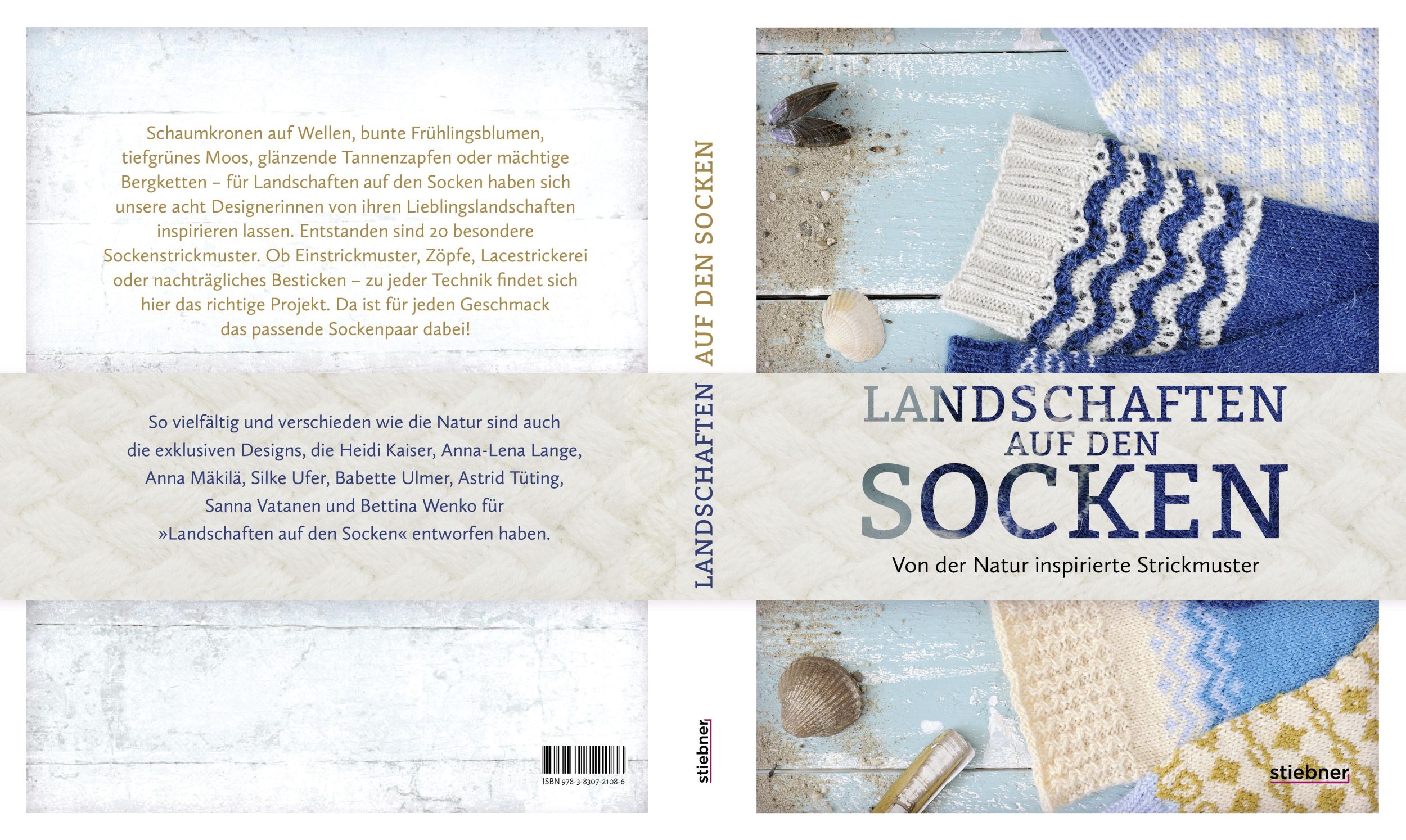 Rückseite: 9783830721086 | Landschaften auf den Socken. Von der Natur inspirierte Strickmuster.