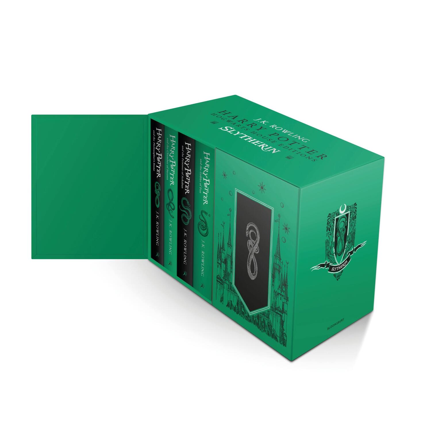 Cover: 9781526624581 | Harry Potter Slytherin House Editions Hardback Box Set | J. K. Rowling