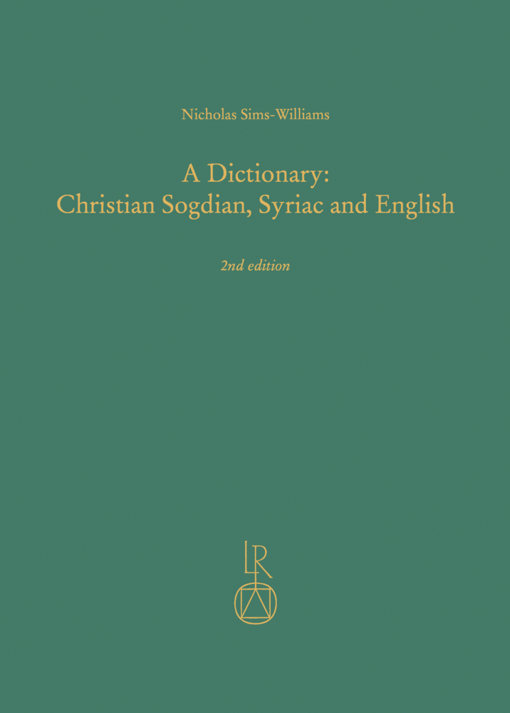 Cover: 9783752000122 | A Dictionary: Christian Sogdian, Syriac and English | Sims-Williams