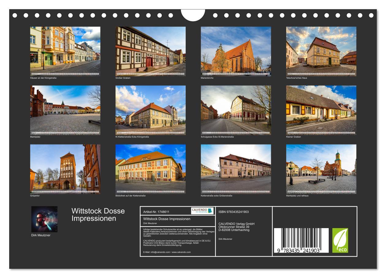 Bild: 9783435241903 | Wittstock Dosse Impressionen (Wandkalender 2025 DIN A4 quer),...