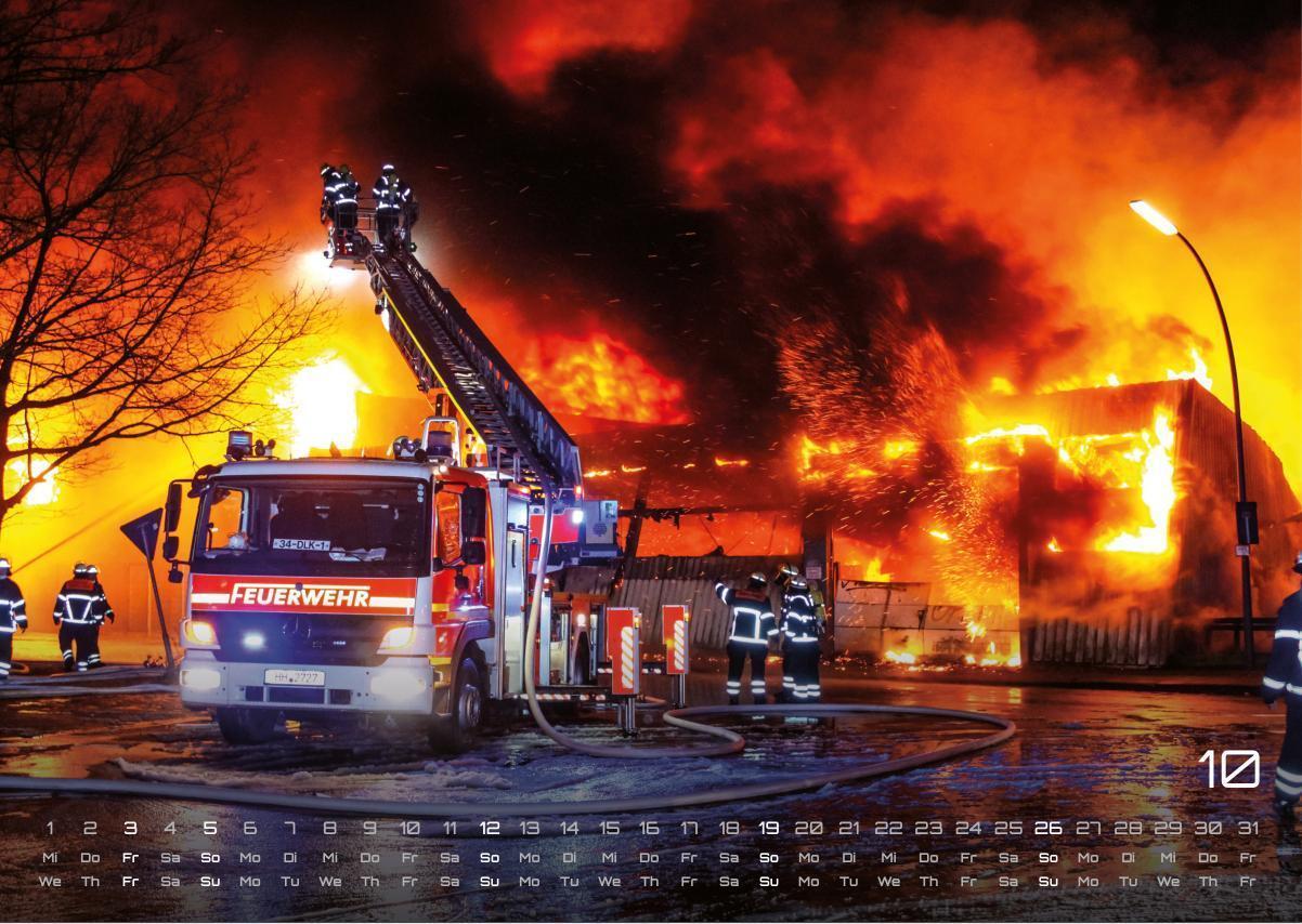 Bild: 9783986733995 | FIREFIGHTER - Retter in der Not - Feuerwehr - 2025 - Kalender DIN A3