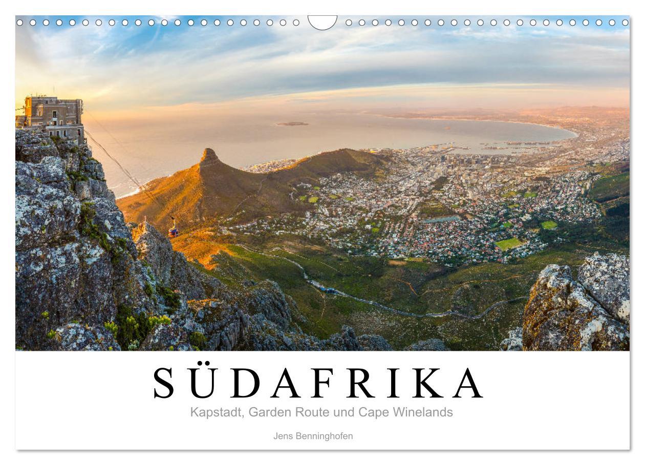 Cover: 9783435387724 | Südafrika: Kapstadt, Garden Route und Cape Winelands (Wandkalender...