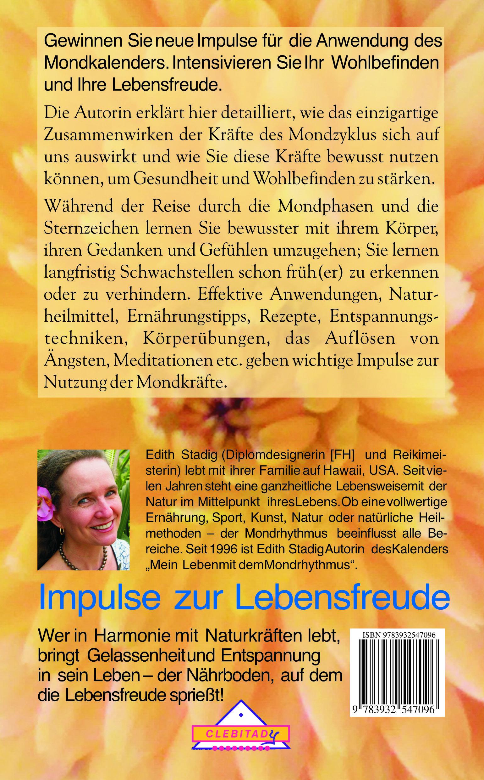 Rückseite: 9783932547096 | Impulse zur Lebensfreude | Edith Stadig | Taschenbuch | 217 S. | 2016