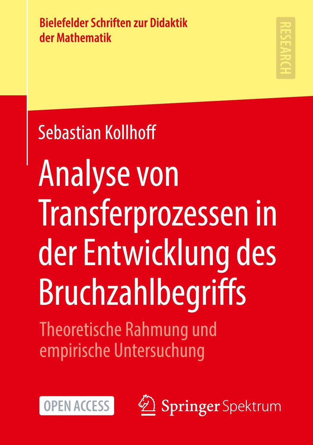 Cover: 9783658339807 | Analyse von Transferprozessen in der Entwicklung des Bruchzahlbegriffs