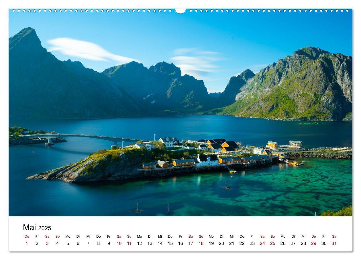 Bild: 9783435009046 | Lofoten (Wandkalender 2025 DIN A2 quer), CALVENDO Monatskalender