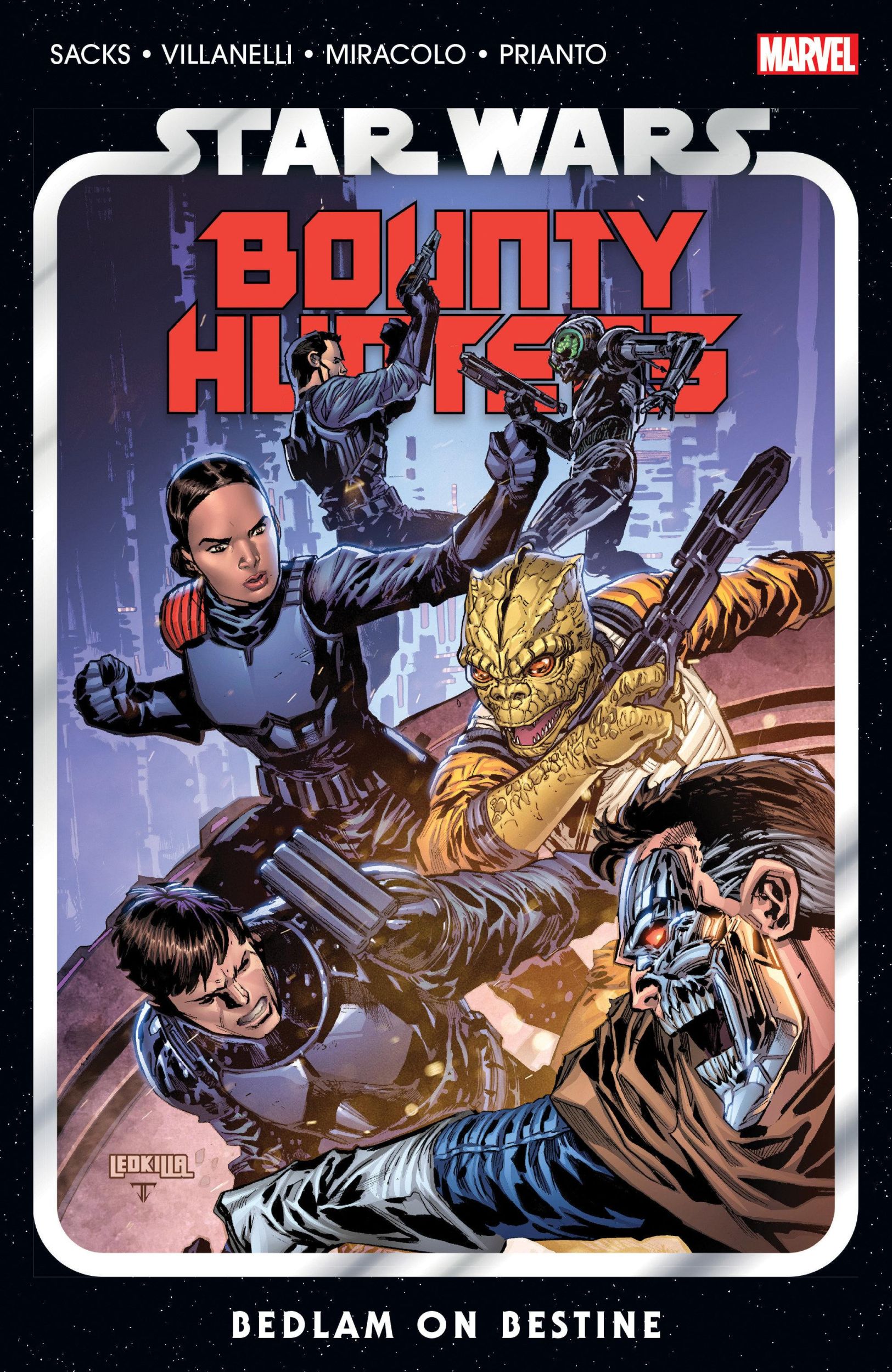 Cover: 9781302948016 | Star Wars: Bounty Hunters Vol. 6 - Bedlam on Bestine | Ethan Sacks