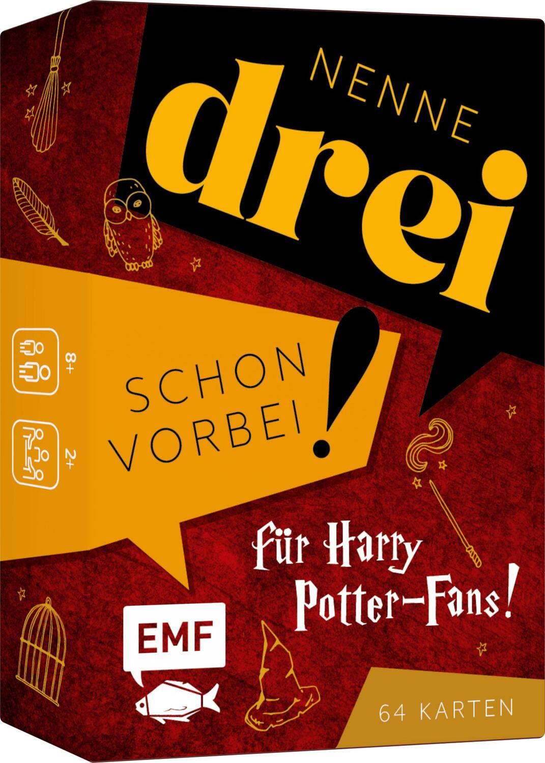 Cover: 4260478342767 | Kartenspiel: Nenne drei - schon vorbei! ... für Harry Potter-Fans!