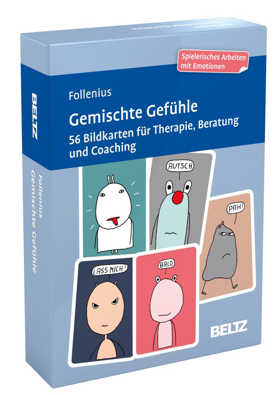 Cover: 4019172100674 | Gemischte Gefühle | Bettina Follenius | Box | BeltzTherapiekarten