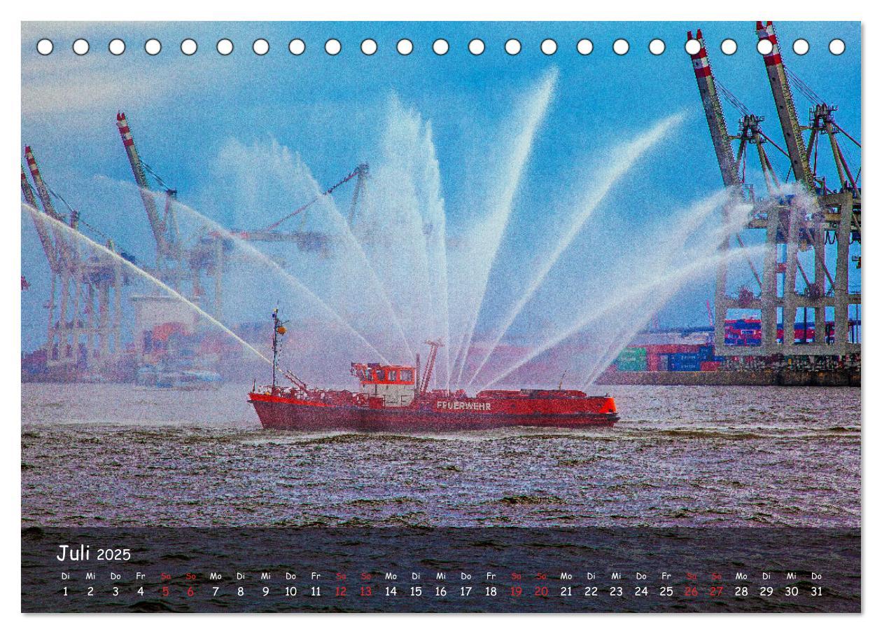 Bild: 9783383991615 | Der Rettungsdienst (Tischkalender 2025 DIN A5 quer), CALVENDO...