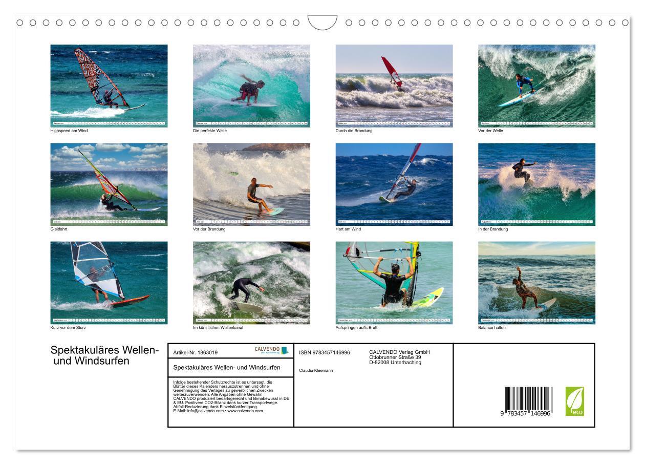 Bild: 9783457146996 | Spektakuläres Wellen- und Windsurfen (Wandkalender 2025 DIN A3...