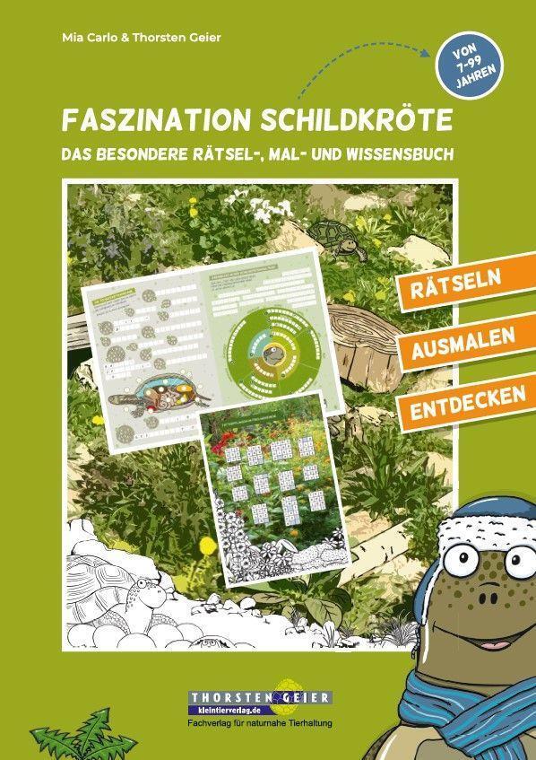 Bild: 9783944484365 | Faszination Schildkröte - das besondere Rätsel-, Mal- und Wissensbuch