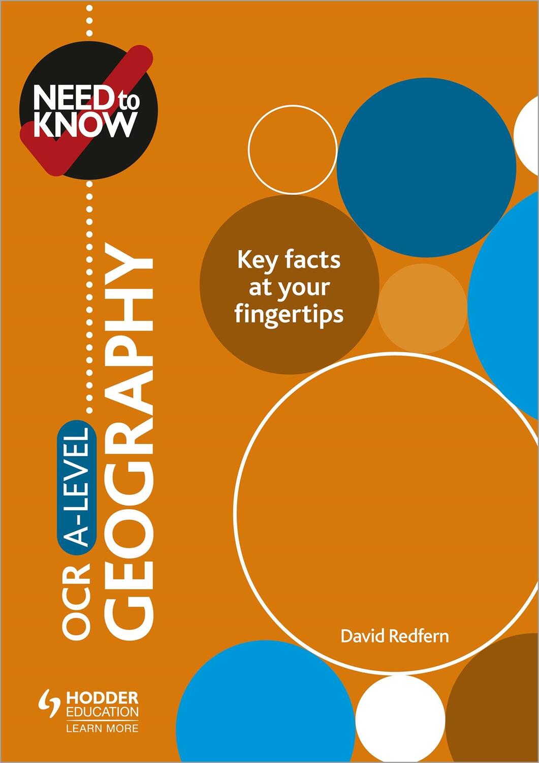 Cover: 9781510428553 | Need to Know: OCR A-level Geography | David Redfern | Taschenbuch