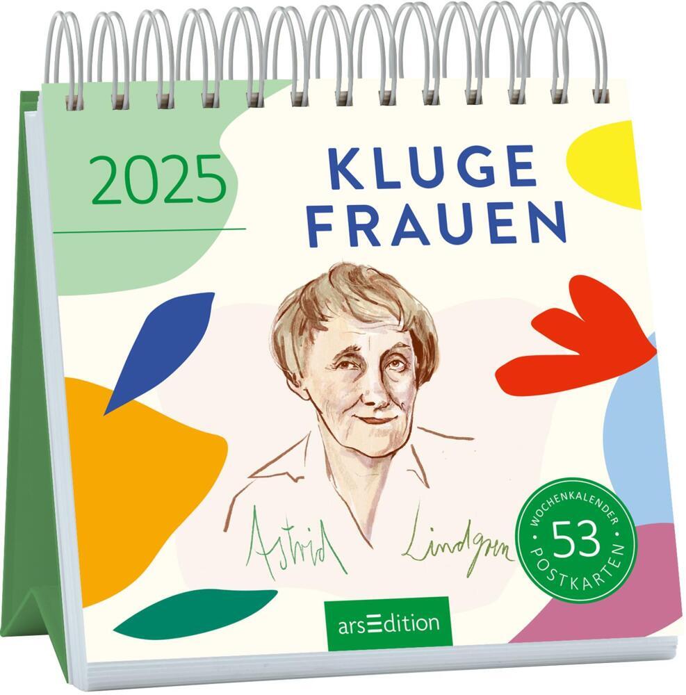 Cover: 4014489132745 | Postkartenkalender Kluge Frauen 2025 | Sarah von der Heide | Kalender