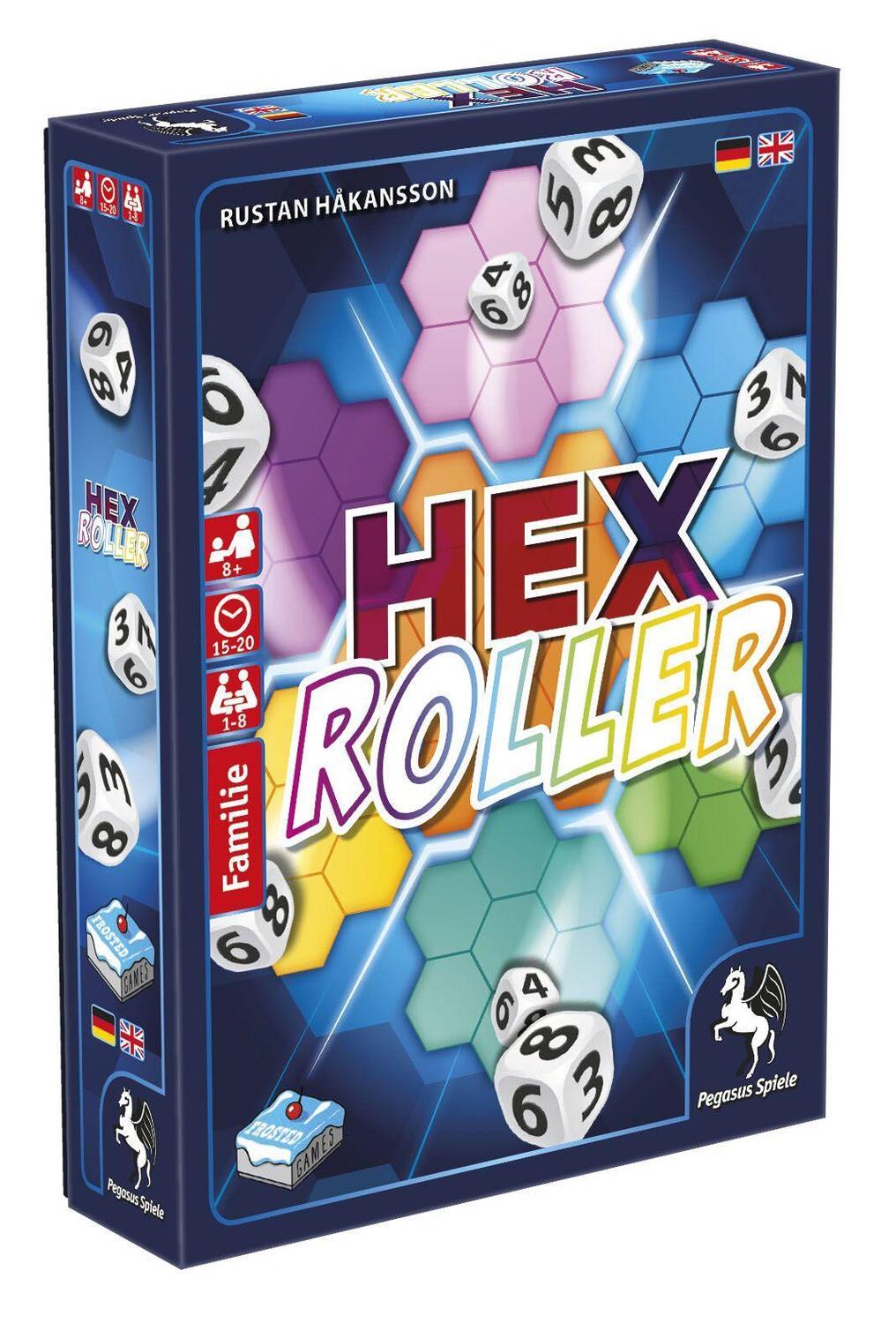 Bild: 4250231718670 | HexRoller (Frosted Games) | Spiel | Deutsch | 2019 | Pegasus