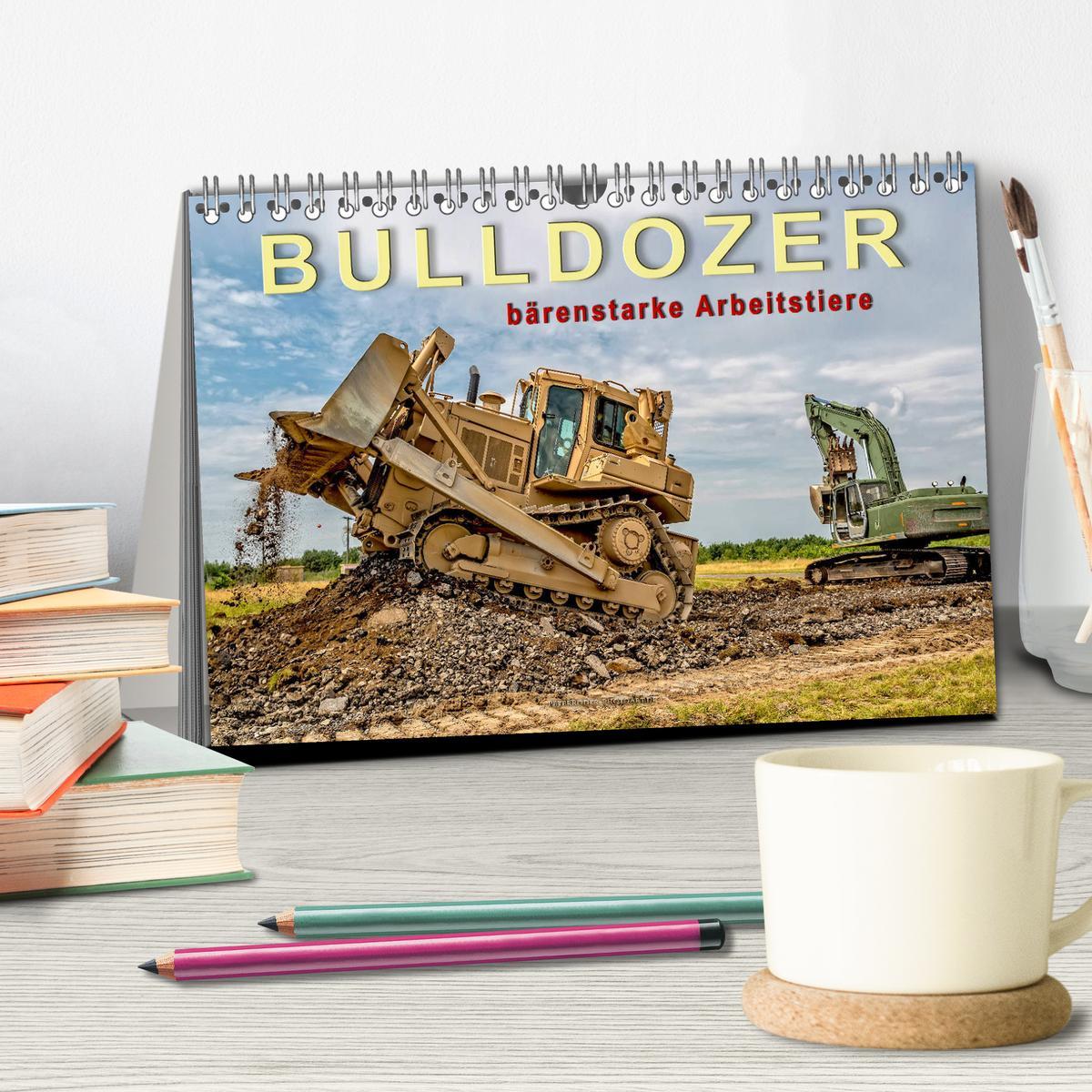 Bild: 9783435289363 | Bulldozer - bärenstarke Arbeitstiere (Tischkalender 2025 DIN A5...