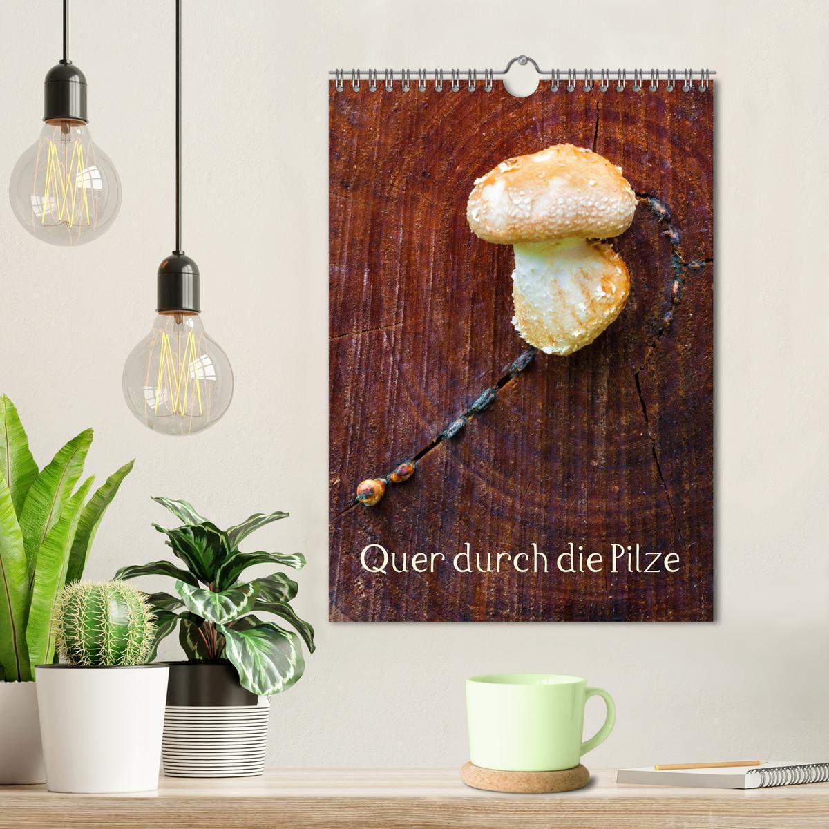 Bild: 9783435943791 | Quer durch die Pilze (Wandkalender 2025 DIN A4 hoch), CALVENDO...