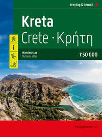 Cover: 9783707923643 | Kreta, Wanderatlas 1:50.000, freytag &amp; berndt | Freytag &amp; Berndt