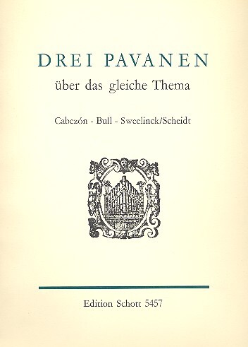 Cover: 9790001061759 | Three Pavanes from the same theme | Buch | 1976 | Schott Music