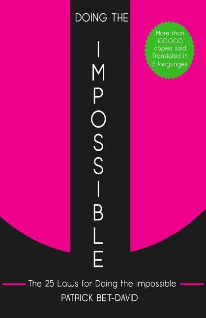 Cover: 9780997622300 | Doing The Impossible: The 25 Laws for Doing The Impossible | Bet-David