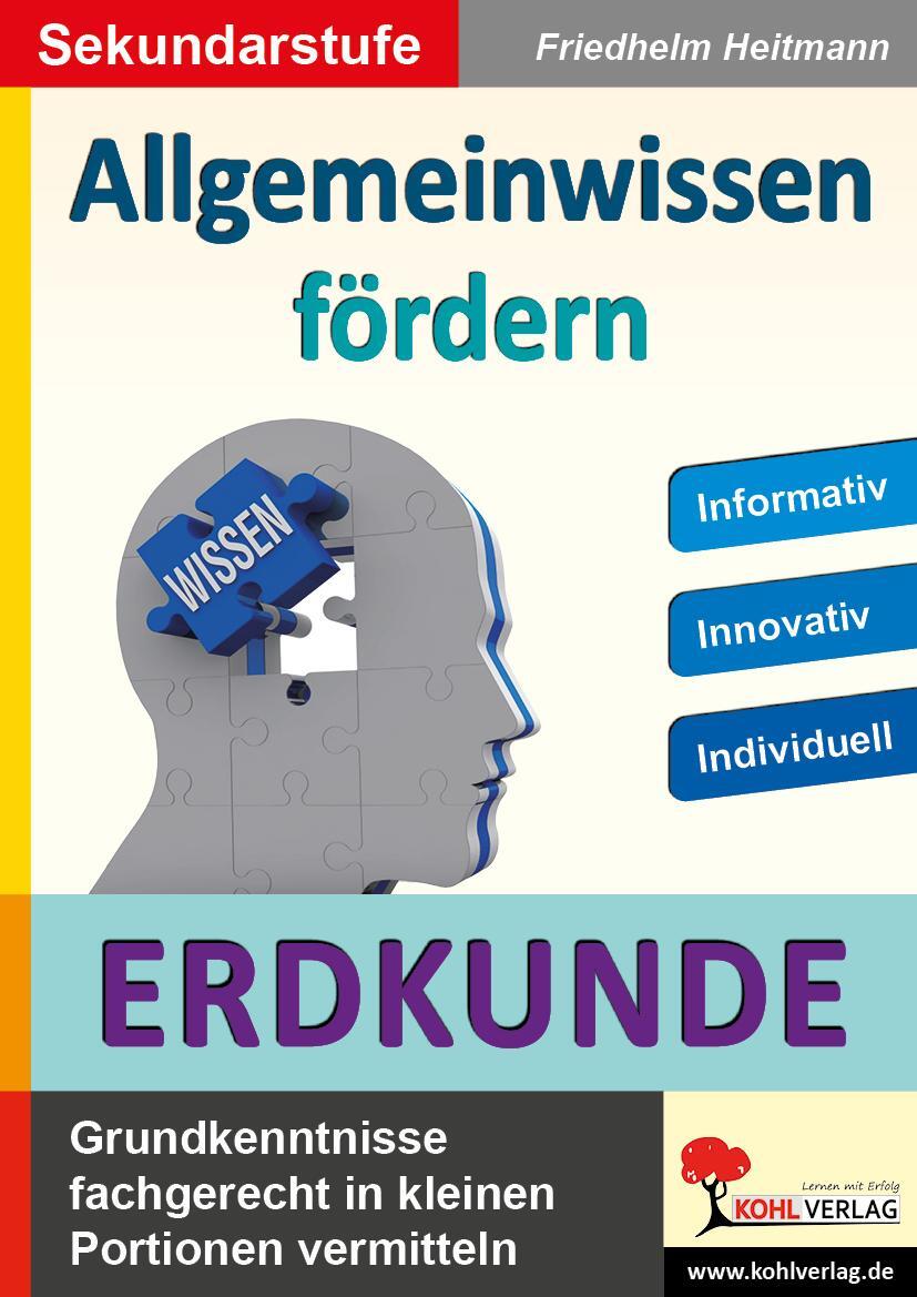 Cover: 9783956865770 | Allgemeinwissen fördern GEOGRAPHIE | Friedhelm Heitmann | Taschenbuch