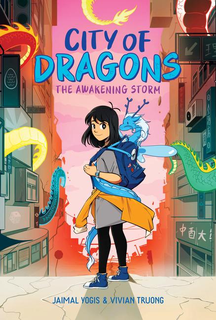 Cover: 9781338660432 | The Awakening Storm: A Graphic Novel (City of Dragons #1) | Yogis