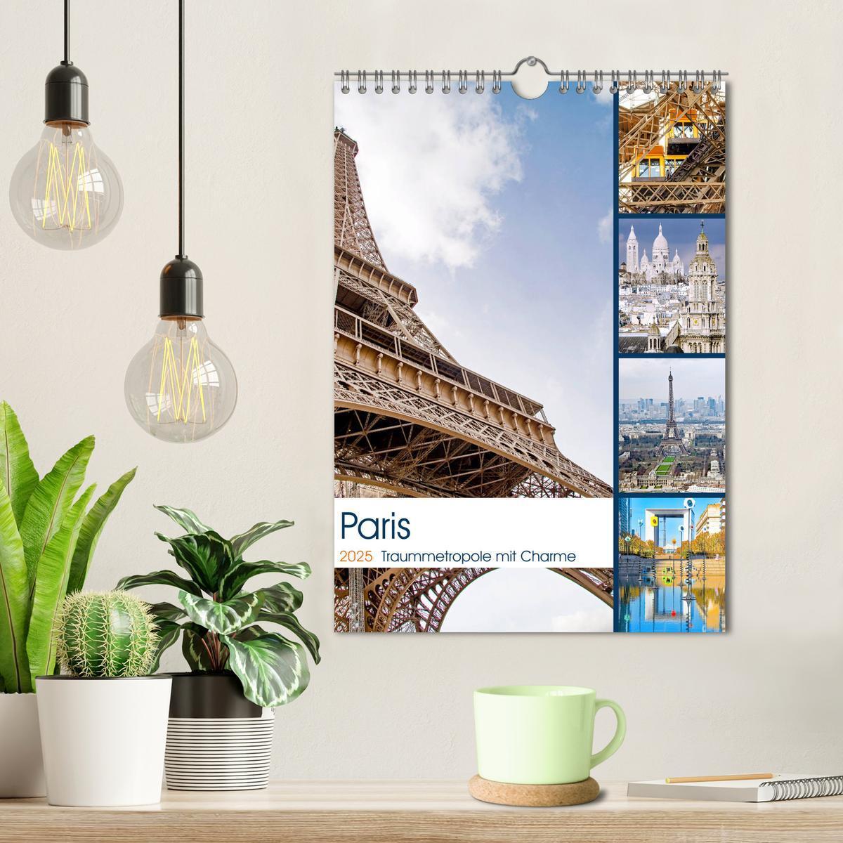 Bild: 9783435979547 | Paris Traummetropole mit Charme (Wandkalender 2025 DIN A4 hoch),...