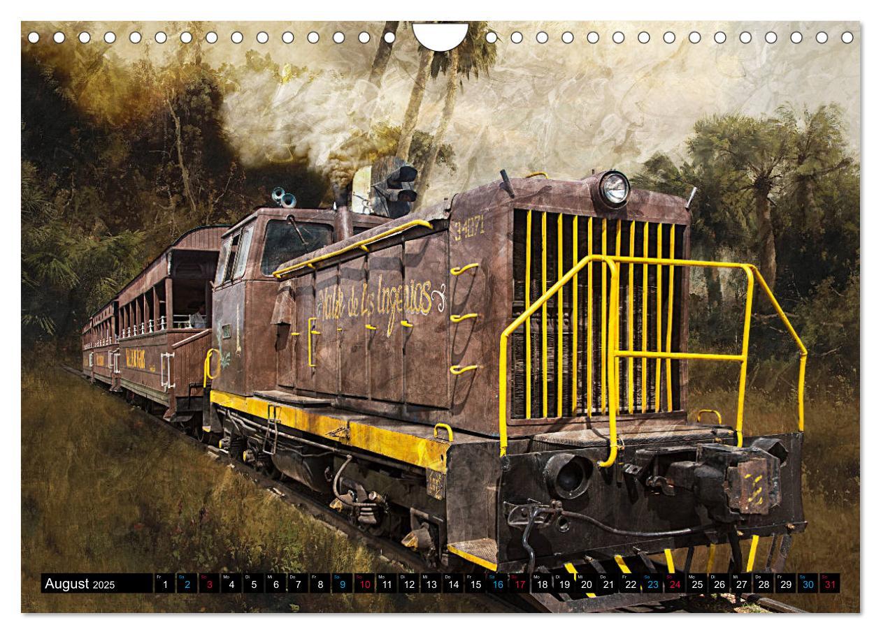 Bild: 9783435182855 | EISENBAHN - Dampf, Diesel und Strom (Wandkalender 2025 DIN A4...