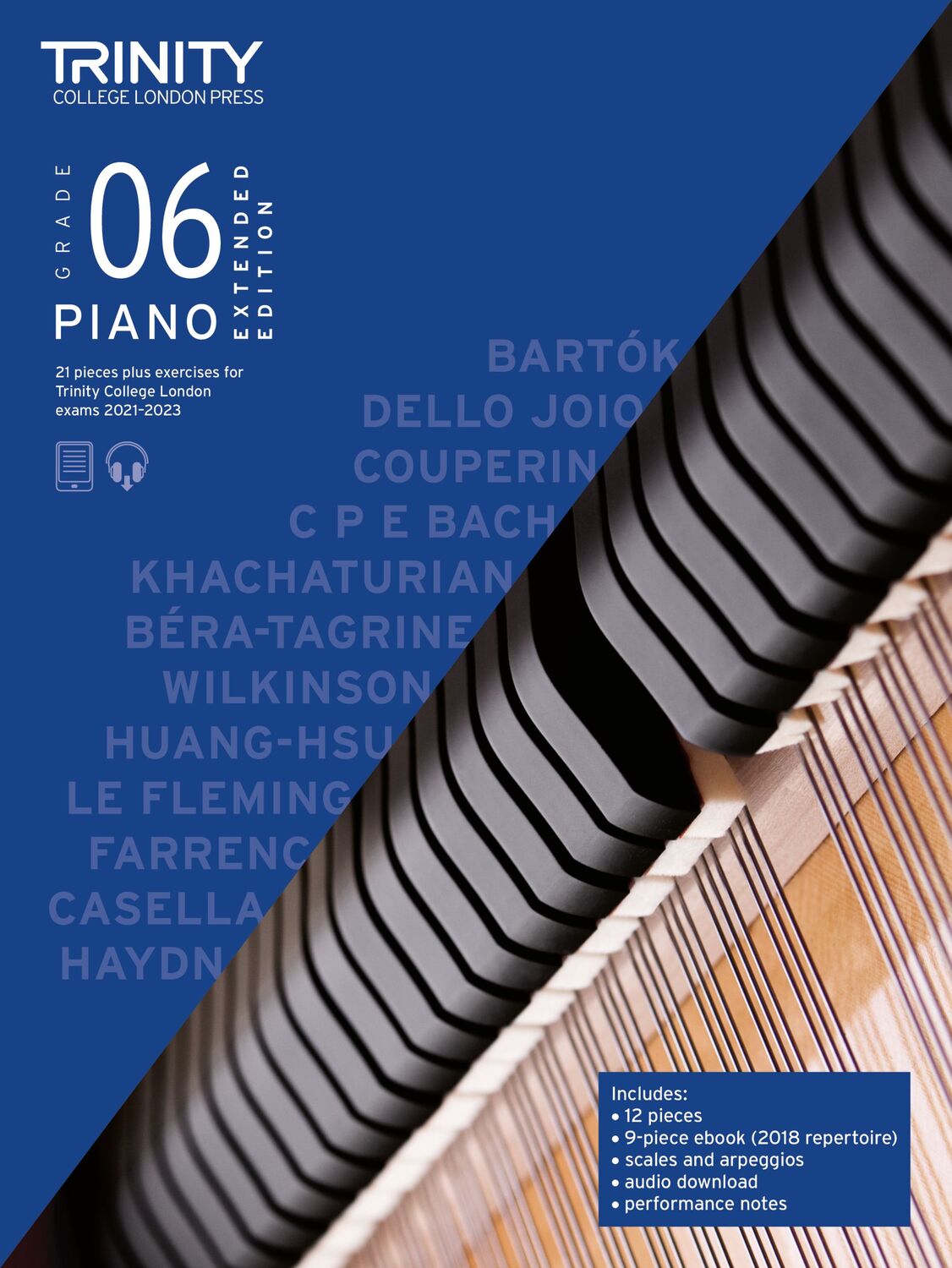 Cover: 9780857369345 | Piano Exam Pieces &amp; Exercises 21-23 Grade 6 Ext Ed | London | Deutsch