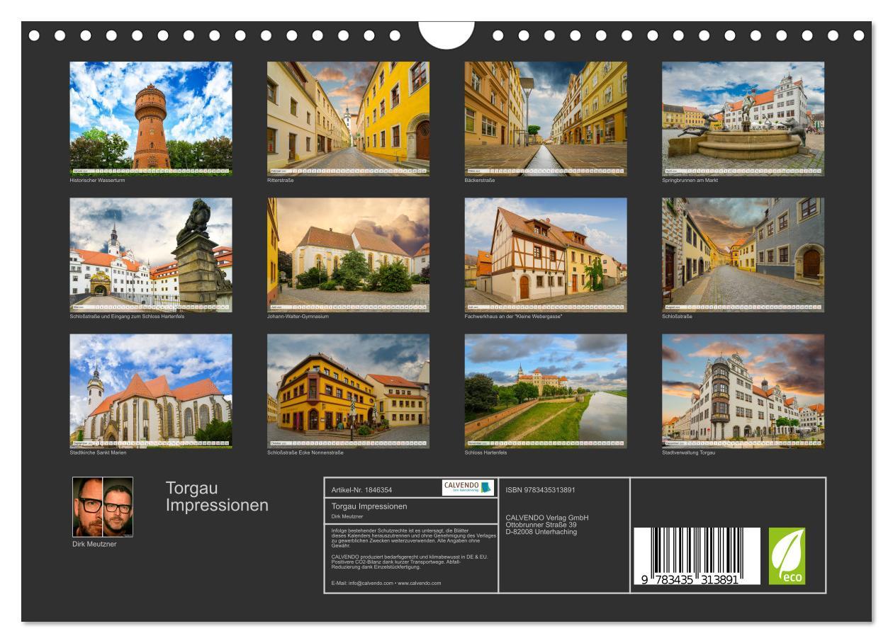 Bild: 9783435313891 | Torgau Impressionen (Wandkalender 2025 DIN A4 quer), CALVENDO...