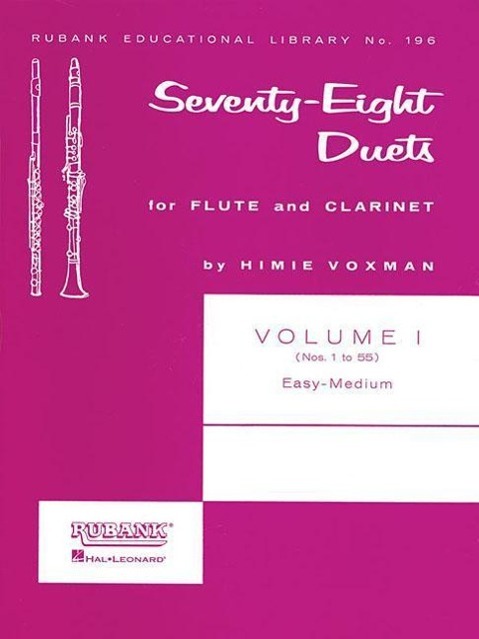 Cover: 9781423445418 | 78 Duets for Flute and Clarinet Vol. 1 | H. Voxman | Taschenbuch