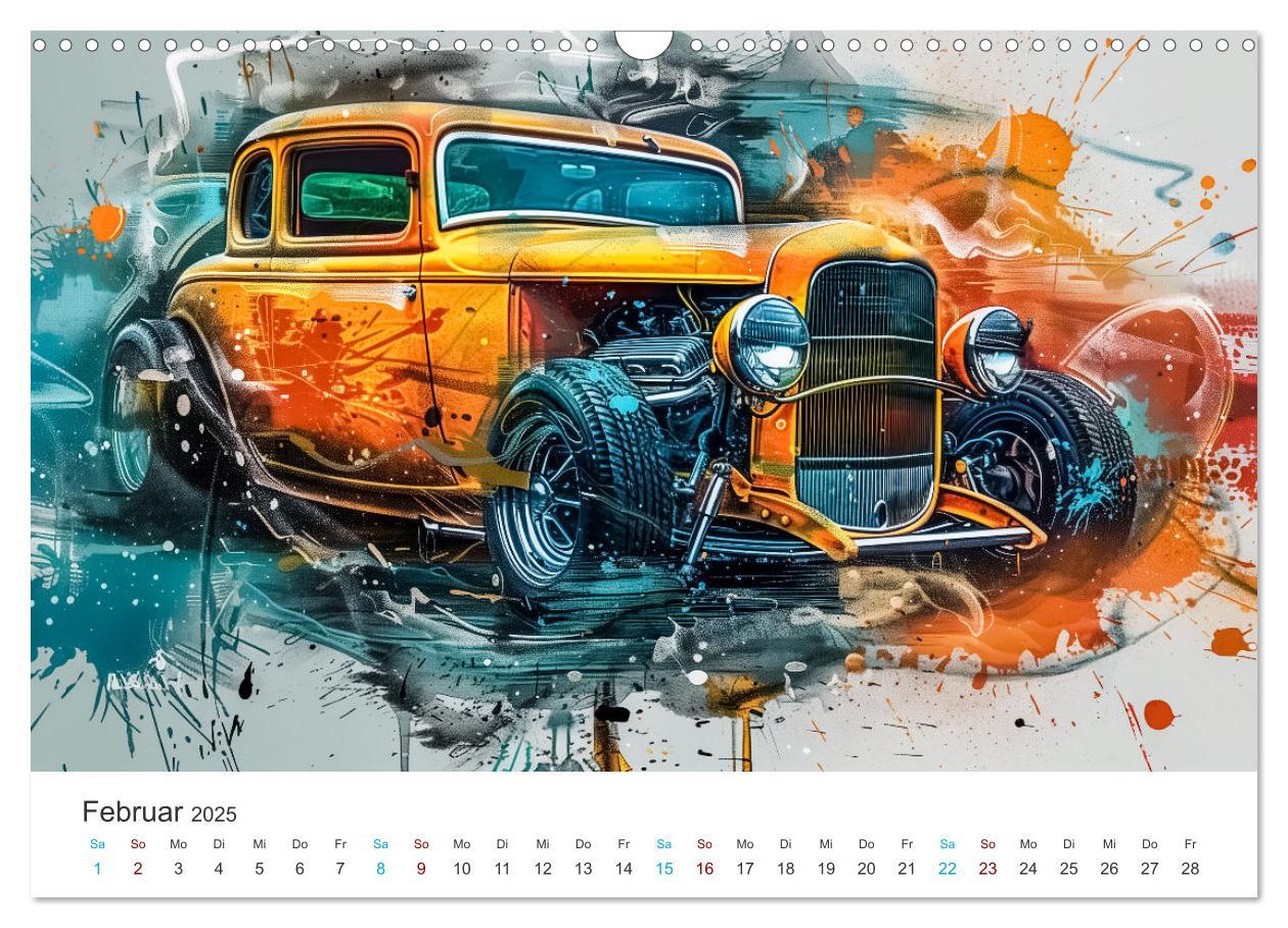 Bild: 9783383806995 | Hot Road - Oldtimer durch eine KI im neuen Gewand (Wandkalender...